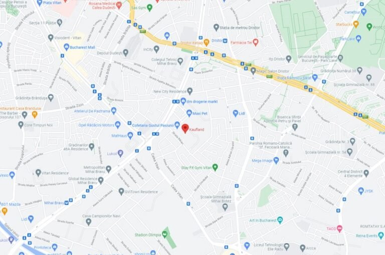 Kaufland Mihai Bravu harta, program, mijloace de transport, RATB