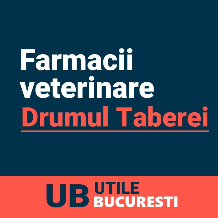 farmacii veterinare drumul taberei