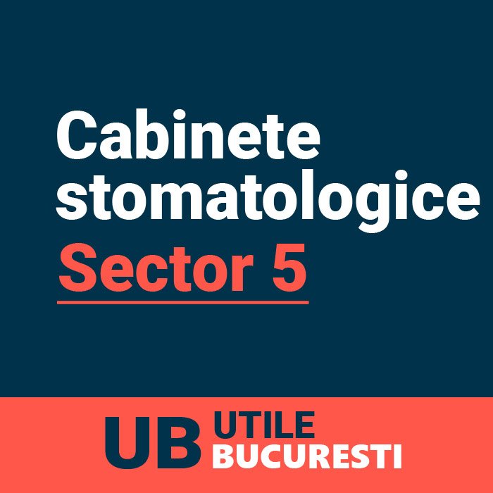 cabinete stomatologice sector 5