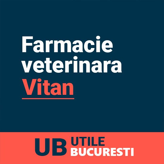 farmacie veterinara vitan